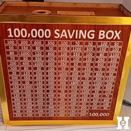 Wooden Money Saving Box