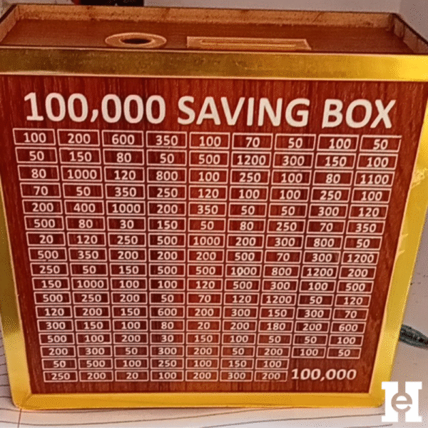 Wooden Money Saving Box
